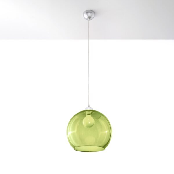 Pendant Lamp Ball Green - Image 2