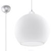 Pendant Lamp Ball White Modern Single Pendants Great Lighting UK Ltd
