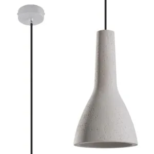 Concrete Pendant Light Empoli Industrial Pendant Lights Great Lighting UK Ltd
