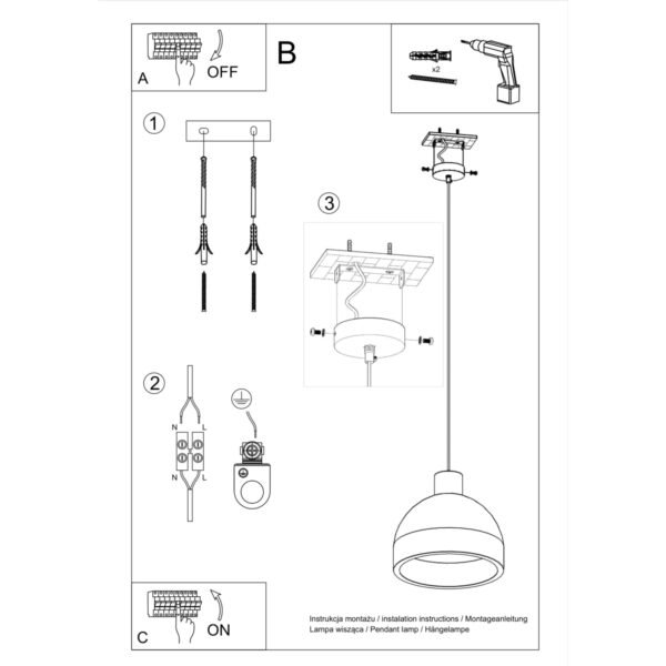 Pendant Lamp Damaso Modern Pendant Lights Great Lighting UK Ltd