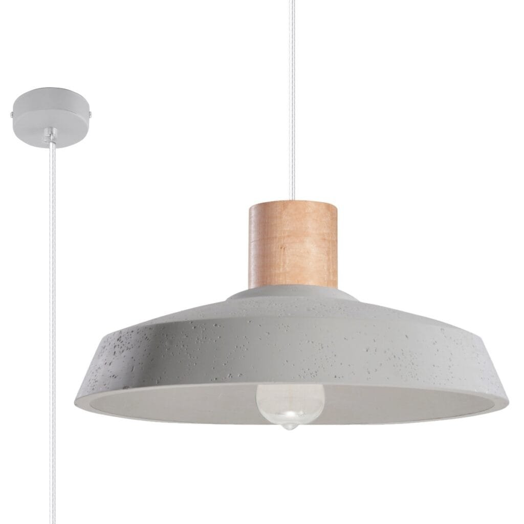 Concrete Pendant Light Afra