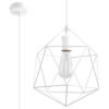 Pendant Lamp Gaspare White Modern Single Pendants Great Lighting UK Ltd