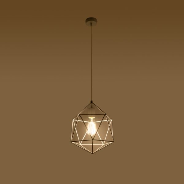 Pendant Lamp Gaspare White Single Pendants Great Lighting UK Ltd