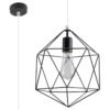 Pendant Lamp Gaspare Black Modern Single Pendants Great Lighting UK Ltd
