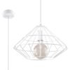 Pendant Lamp Umberto White Modern Single Pendants Great Lighting UK Ltd