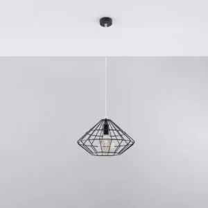 Umberto Pendant - Black Dining Table Pendant Lights Great Lighting UK Ltd