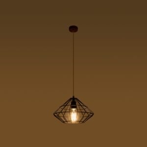 Pendant Lamp Umberto Black Modern Single Pendants Great Lighting UK Ltd