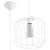 Pendant Lamp Celta White Modern Single Pendants Great Lighting UK Ltd