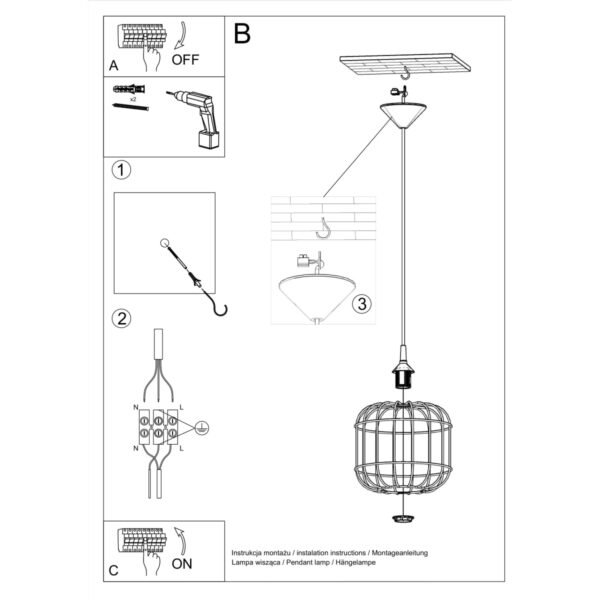 Pendant Lamp Celta White - Image 5