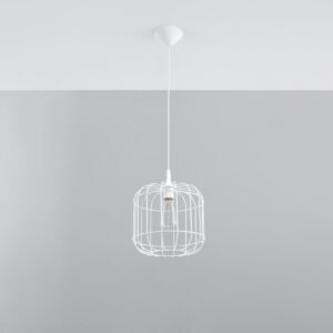 Pendant Lamp Celta White Modern Single Pendants Great Lighting UK Ltd