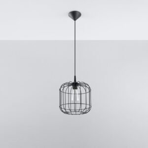 Pendant Lamp Celta Black Modern Single Pendants Great Lighting UK Ltd