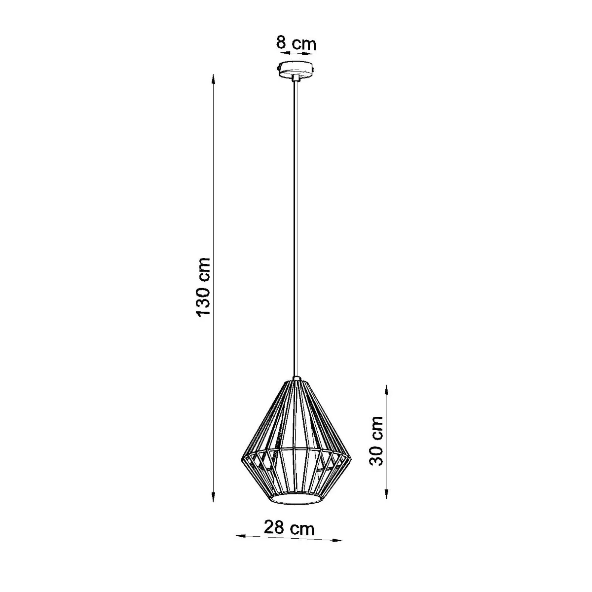 Demi Pendant - Black Black Pendant Lights Great Lighting UK Ltd