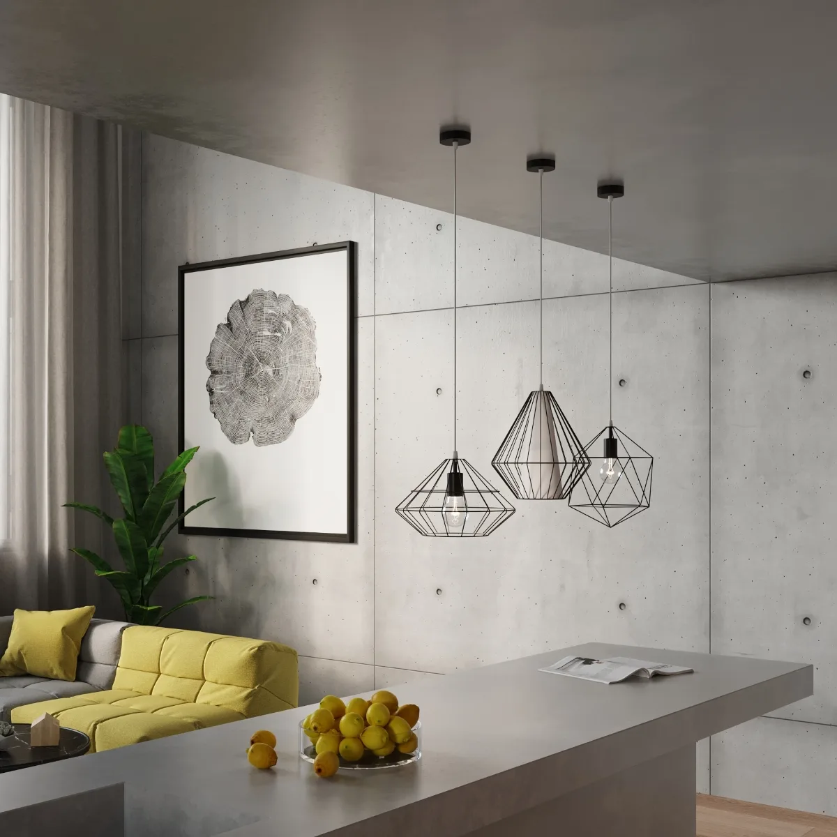 Demi Pendant - Black Black Pendant Lights Great Lighting UK Ltd