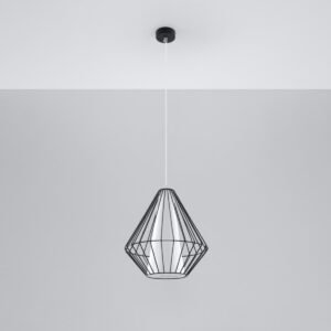 Pendant Lamp Demi Black Modern Single Pendants Great Lighting UK Ltd