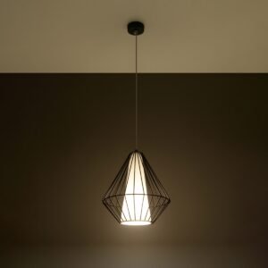 Pendant Lamp Demi Black Modern Single Pendants Great Lighting UK Ltd