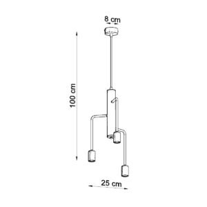 Chandelier Duomo 3m Modern Hanging Chandeliers Great Lighting UK Ltd
