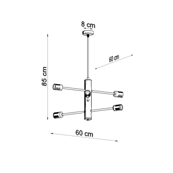 Chandelier Duomo 6 Modern Chandeliers Great Lighting UK Ltd