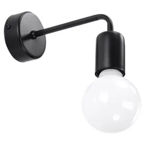 Duomo Wall Light - Black Black Wall Lights Great Lighting UK Ltd