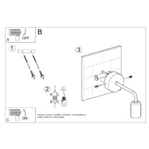 Duomo Wall Light - Black Black Wall Lights Great Lighting UK Ltd