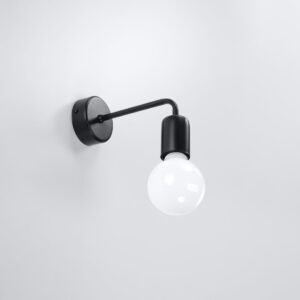 Duomo Wall Light - Black Black Wall Lights Great Lighting UK Ltd