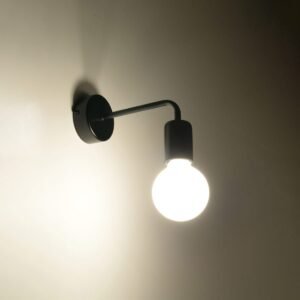 Duomo Wall Light - Black Black Wall Lights Great Lighting UK Ltd