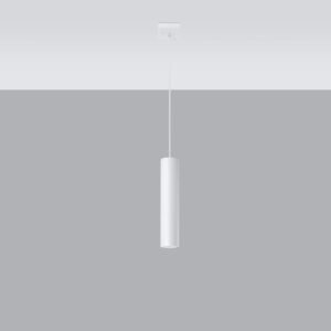 Pendant Lamp Lagos 1 White Modern Single Pendants Great Lighting UK Ltd