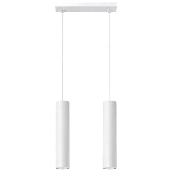 Pendant Lamp Lagos 2 White Modern Pendant Lights Great Lighting UK Ltd