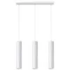 Lagos 3-Light Linear Pendant - White Bar & Linear Pendant Lights Great Lighting UK Ltd