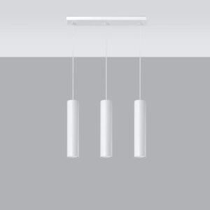 Pendant Lamp Lagos 3l White Multi Pendants Great Lighting UK Ltd