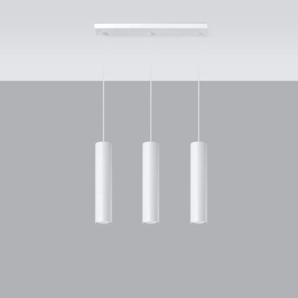 Pendant Lamp Lagos 3l White Modern Pendant Lights Great Lighting UK Ltd