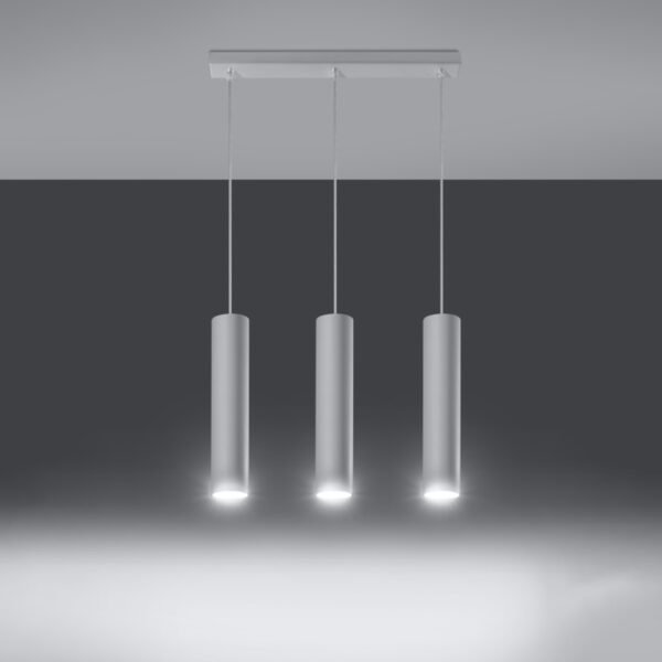 Pendant Lamp Lagos 3l White Modern Pendant Lights Great Lighting UK Ltd