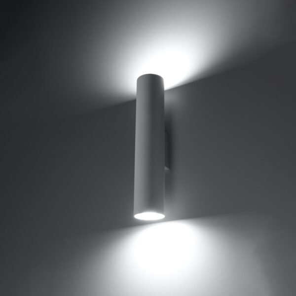 Wall Lamp Lagos White Double Wall Lights Great Lighting UK Ltd