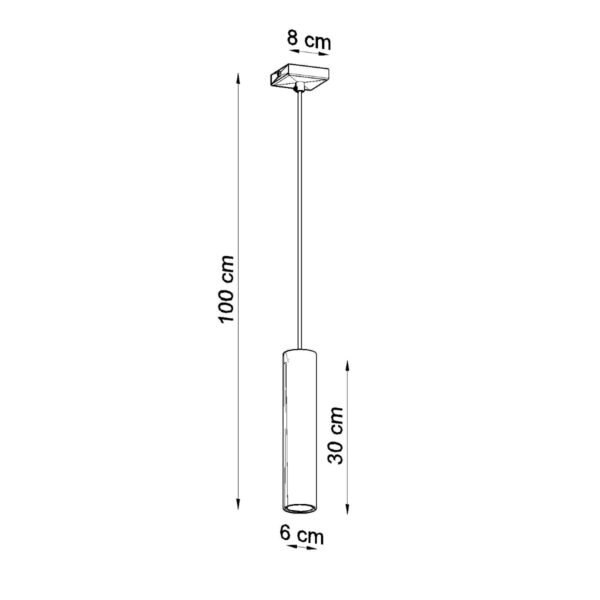 Pendant Lamp Lagos 1 Black Modern Pendant Lights Great Lighting UK Ltd