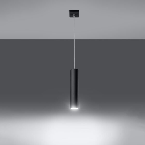 Pendant Lamp Lagos 1 Black Modern Pendant Lights Great Lighting UK Ltd