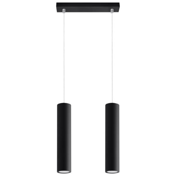 Pendant Lamp Lagos 2 Black Modern Pendant Lights Great Lighting UK Ltd