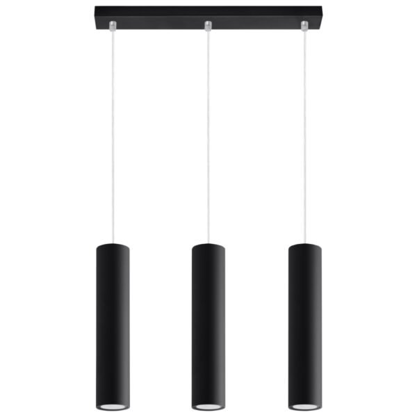 Pendant Lamp Lagos 3l Black Modern Pendant Lights Great Lighting UK Ltd