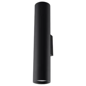 Lagos Twin Wall Light - Black Double Wall Lights Great Lighting UK Ltd