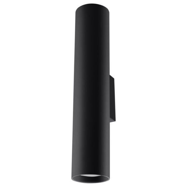 Wall Lamp Lagos 2 Black Modern Indoor Wall Lights Great Lighting UK Ltd