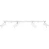 Ring Four Light White Kitchen Spotlight Bar 4 Light Spotlights Great Lighting UK Ltd