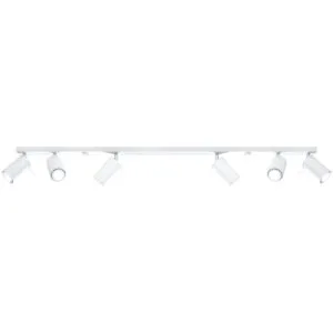 Ring Six Light White Kitchen Spotlight Bar 6 Light Spotlights Great Lighting UK Ltd
