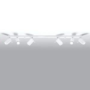Ring Six Light White Kitchen Spotlight Bar 6 Light Spotlights Great Lighting UK Ltd