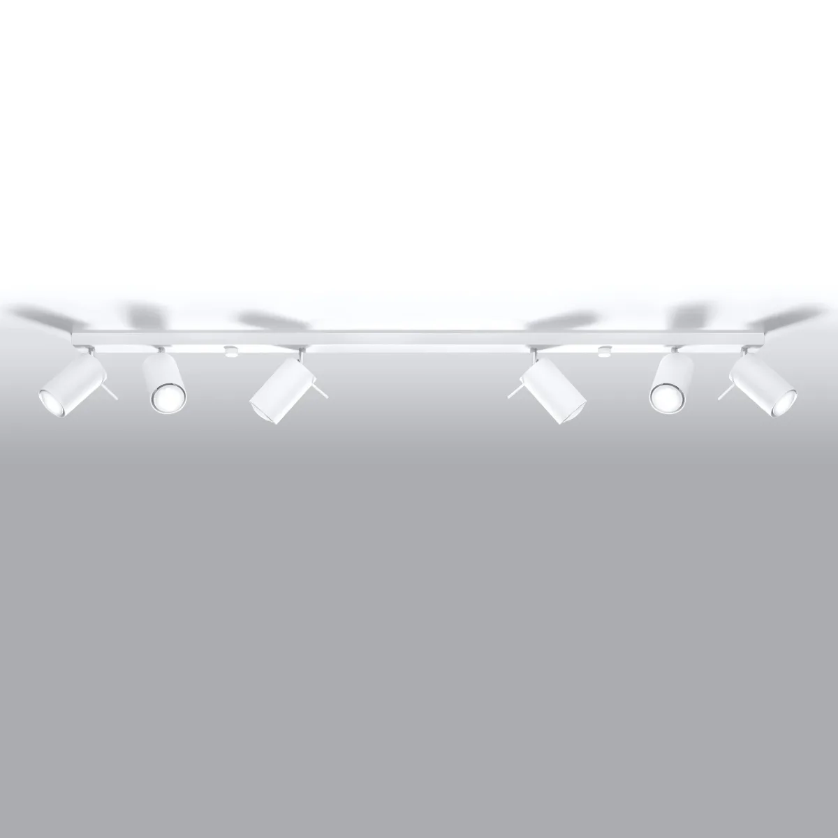 Ring Six Light White Kitchen Spotlight Bar 6 Light Spotlights Great Lighting UK Ltd