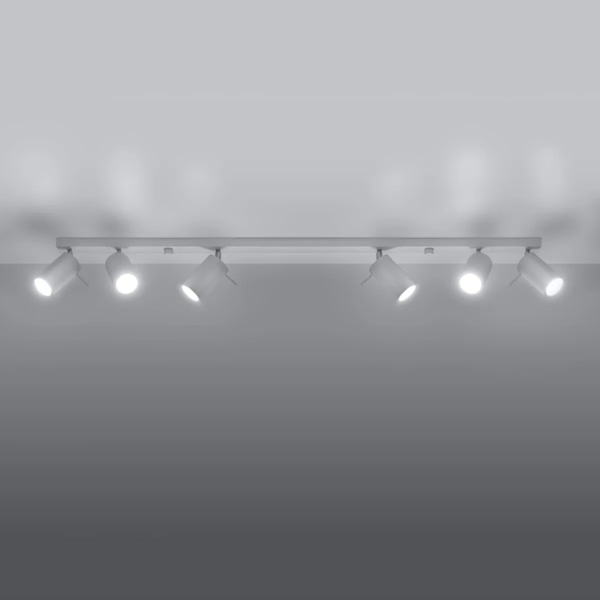 Ring Six Light White Kitchen Spotlight Bar 6 Light Spotlights Great Lighting UK Ltd