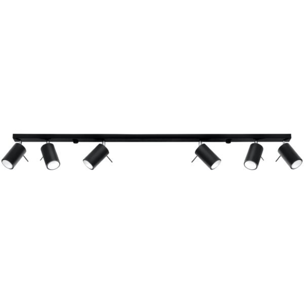 Ceiling Lamp Ring 6l Black Modern Ceiling Lights Great Lighting UK Ltd