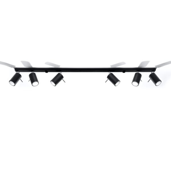 Ceiling Lamp Ring 6l Black Modern Ceiling Lights Great Lighting UK Ltd