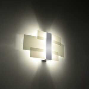 Wall Lamp Celia Chrome Black & Chrome Lights Great Lighting UK Ltd