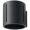 Wall Lamp Inez Black Single Wall Lights Great Lighting UK Ltd