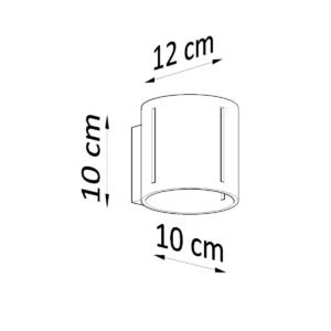 Inez Wall Light - Grey Double Wall Lights Great Lighting UK Ltd