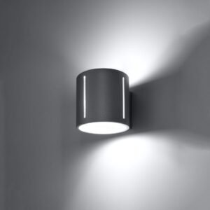 Inez Wall Light - Grey Double Wall Lights Great Lighting UK Ltd