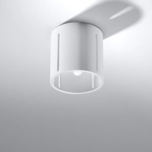 Ceiling Lamp Inez White Single Ceiling Lights Great Lighting UK Ltd